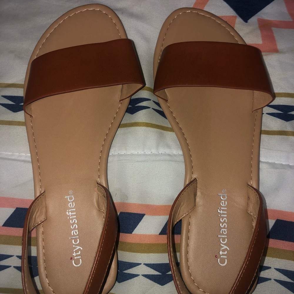 Brown sandals